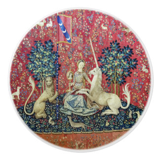 Bouton De Porte En Céramique La Dame et la licorne, Vue