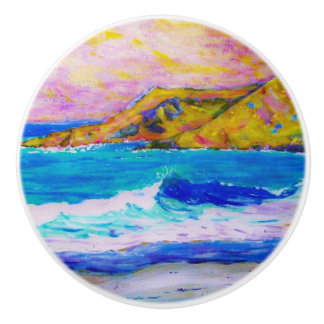 Bouton De Porte En Céramique La plage de Laguna