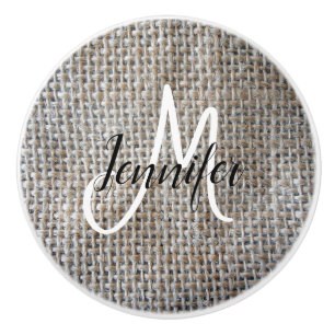 Bouton De Porte En Céramique Laine grise écologique pour un bon look Tissu en c