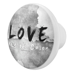 Bouton De Porte En Céramique L'amour de SlipperyJoe n'a pas de couleur de peau 