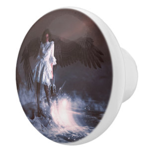 Bouton De Porte En Céramique L'Dernier ange