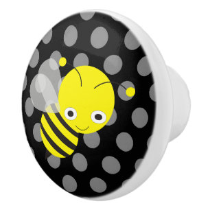 Bouton De Porte En Céramique Le cabinet Honey Bee Honeypeb Knows