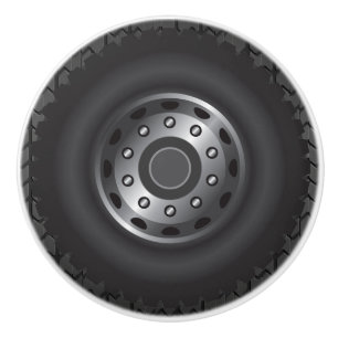 Bouton De Porte En Céramique Le camion de MONSTRE fatigue #1