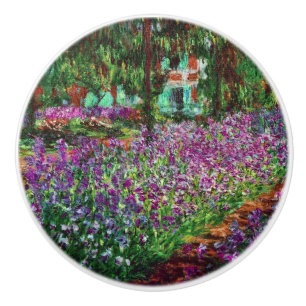 Bouton De Porte En Céramique Le jardin de l'artiste chez Giverny par Monet