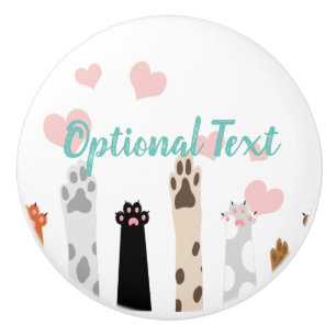 Bouton De Porte En Céramique Le pouvoir des pattes