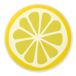Bouton De Porte En Céramique Lemon Squeezy