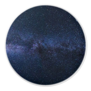 Bouton De Porte En Céramique Les étoiles dans la voie lactée