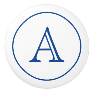 Bouton De Porte En Céramique LETTRE Céramique Bouton style Vintage