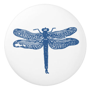 Bouton De Porte En Céramique Libellule faite sur commande de couleur -