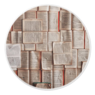 Bouton De Porte En Céramique Livres vintages