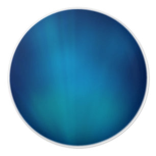 Bouton De Porte En Céramique Lueur profonde bleue sous-marine