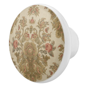 Bouton De Porte En Céramique Luxury Vintage British Antique Beige