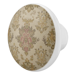 Bouton De Porte En Céramique Luxury Vintage British Antique Beige