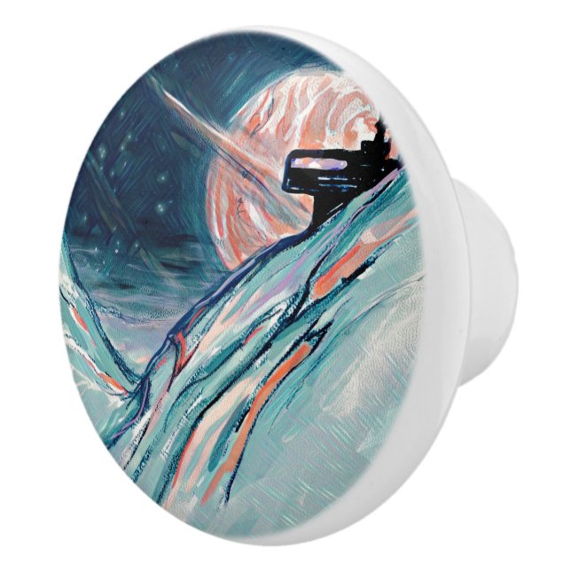 Bouton De Porte En Céramique Ma maison de demain dans l'art spatial (Droite)