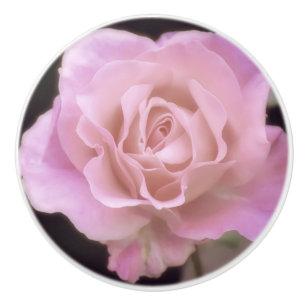 Bouton De Porte En Céramique Magnifique Rose rose