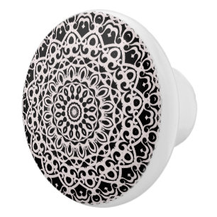 Bouton De Porte En Céramique Mandala G385