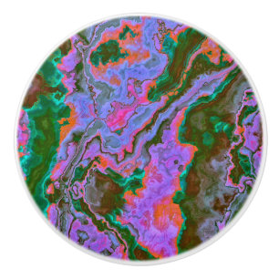 Bouton De Porte En Céramique Marbre aigre