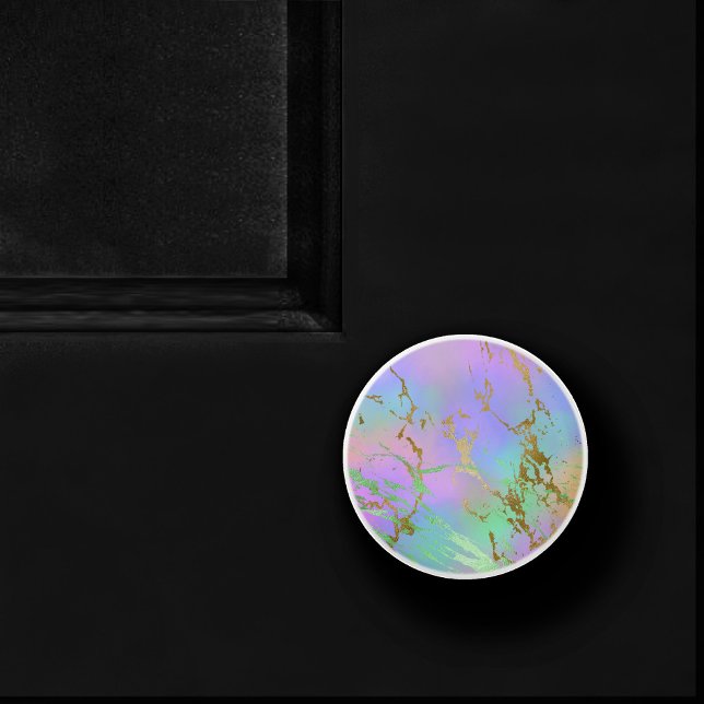 Bouton De Porte En Céramique Marbre millénaire | Playbow Pastel Ombre (Créateur téléchargé)