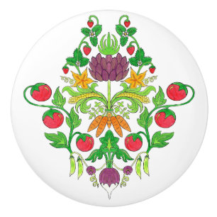 Bouton De Porte En Céramique Marché Fraîche Damas