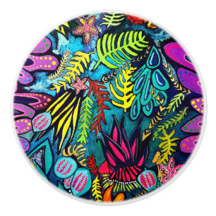 Bouton De Porte En Céramique Marine Life Ceramic Knob