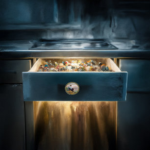 Bouton De Porte En Céramique Matthieu 14:22-23 Jésus prie par Lui-même par la m