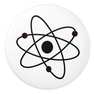 Bouton De Porte En Céramique MCM nucléaire Moderne Art Atomique Abstrait Modern