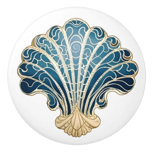 Bouton De Porte En Céramique Meuble de décor de Cabinet de plage Coquillage et