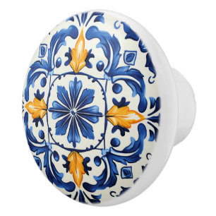 Bouton De Porte En Céramique Mignonne faux portugais