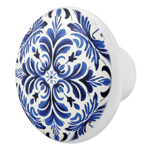 Bouton De Porte En Céramique Mignonne faux portugais