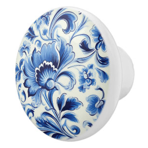 Bouton De Porte En Céramique Mignonne faux portugais
