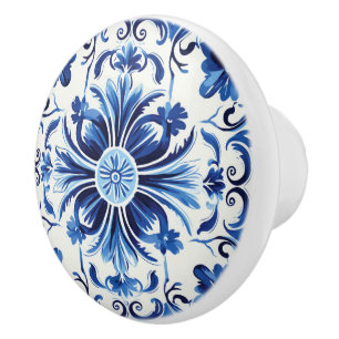 Bouton De Porte En Céramique Mignonne faux portugais