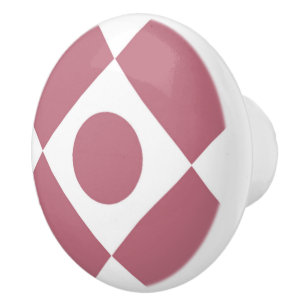 Bouton De Porte En Céramique Mod Retro 60's Wildberry