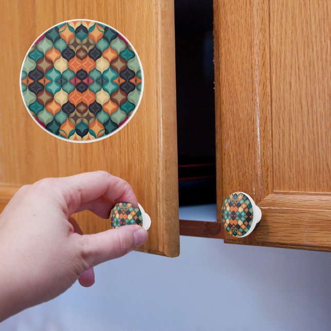 Bouton De Porte En Céramique Moderne Rétro Branché (Créateur téléchargé)
