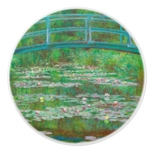 Bouton De Porte En Céramique Monet Le Pont Japonais