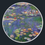 Bouton De Porte En Céramique Monet Water Lilies Chef-d'oeuvre Peinture<br><div class="desc">Monet Water Lilies - Ce tableau Monet classique a été peint par Claude Monet en 1916. Il fait partie de sa célèbre collection de nénuphars où il peint dans son jardin à Giverney,  France. Un tableau de chef-d'oeuvre.</div>