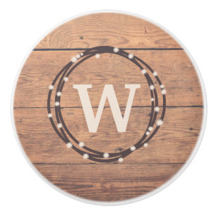 Bouton De Porte En Céramique Monogram design