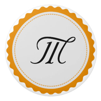 Bouton De Porte En Céramique Monogramme personnalisé moderne #5