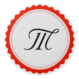 Bouton De Porte En Céramique Monogramme personnalisé moderne #6