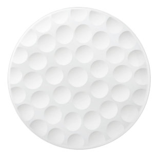 Bouton De Porte En Céramique Motif de balle de golf