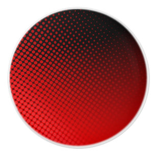 Bouton De Porte En Céramique Motif de points