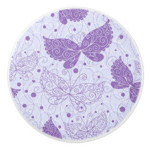 Bouton De Porte En Céramique Motif de ressort