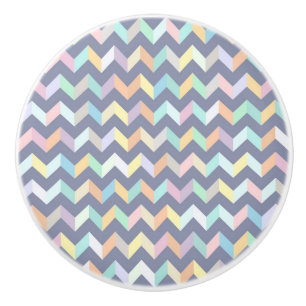 Bouton De Porte En Céramique Motif géométrique