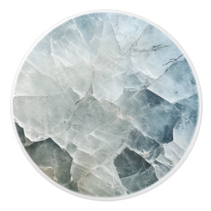 Bouton De Porte En Céramique Motif Moonstone