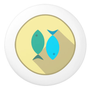 Bouton De Porte En Céramique Mouette En Céramique, Design De Vie Côtière, Po