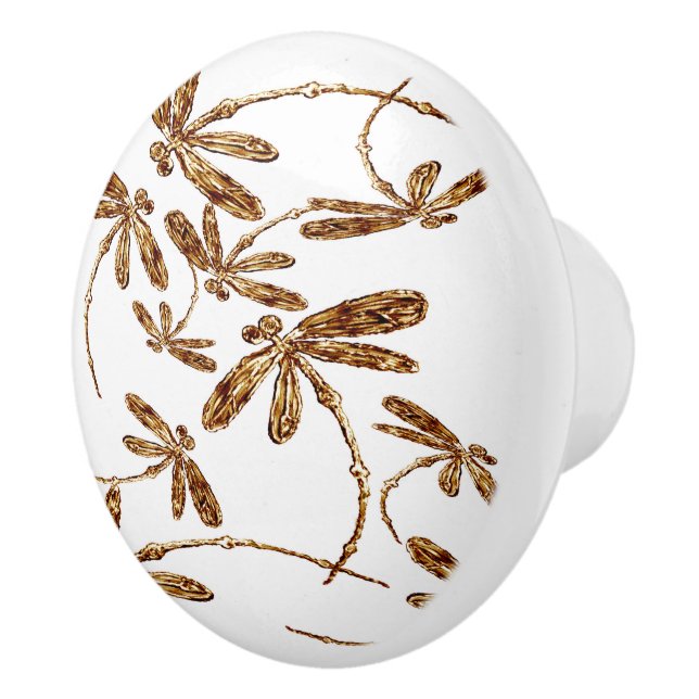 Bouton De Porte En Céramique Mouette en céramique française (Droite)