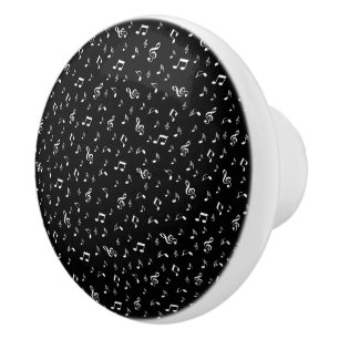 Bouton De Porte En Céramique musique, note, clé, groupe, symbole, brillant, élé
