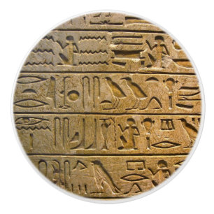 Bouton De Porte En Céramique Noeud de céramique Hiéroglyphics