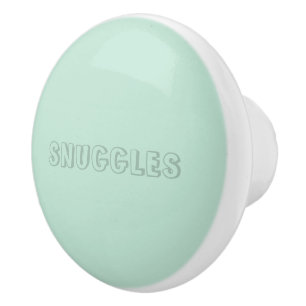 Bouton De Porte En Céramique Nom personnalisable "Snuggles"