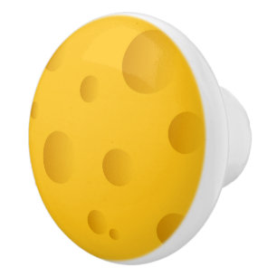 Bouton De Porte En Céramique Nouveauté porte de fromage jaune et tiroir tirette