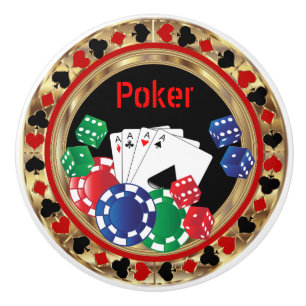 Bouton De Porte En Céramique Nuit de tisonnier au casino